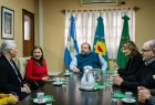 Reunión con la ministra provincial Estela Díaz Reunión con la ministra provincial Estela Díaz
